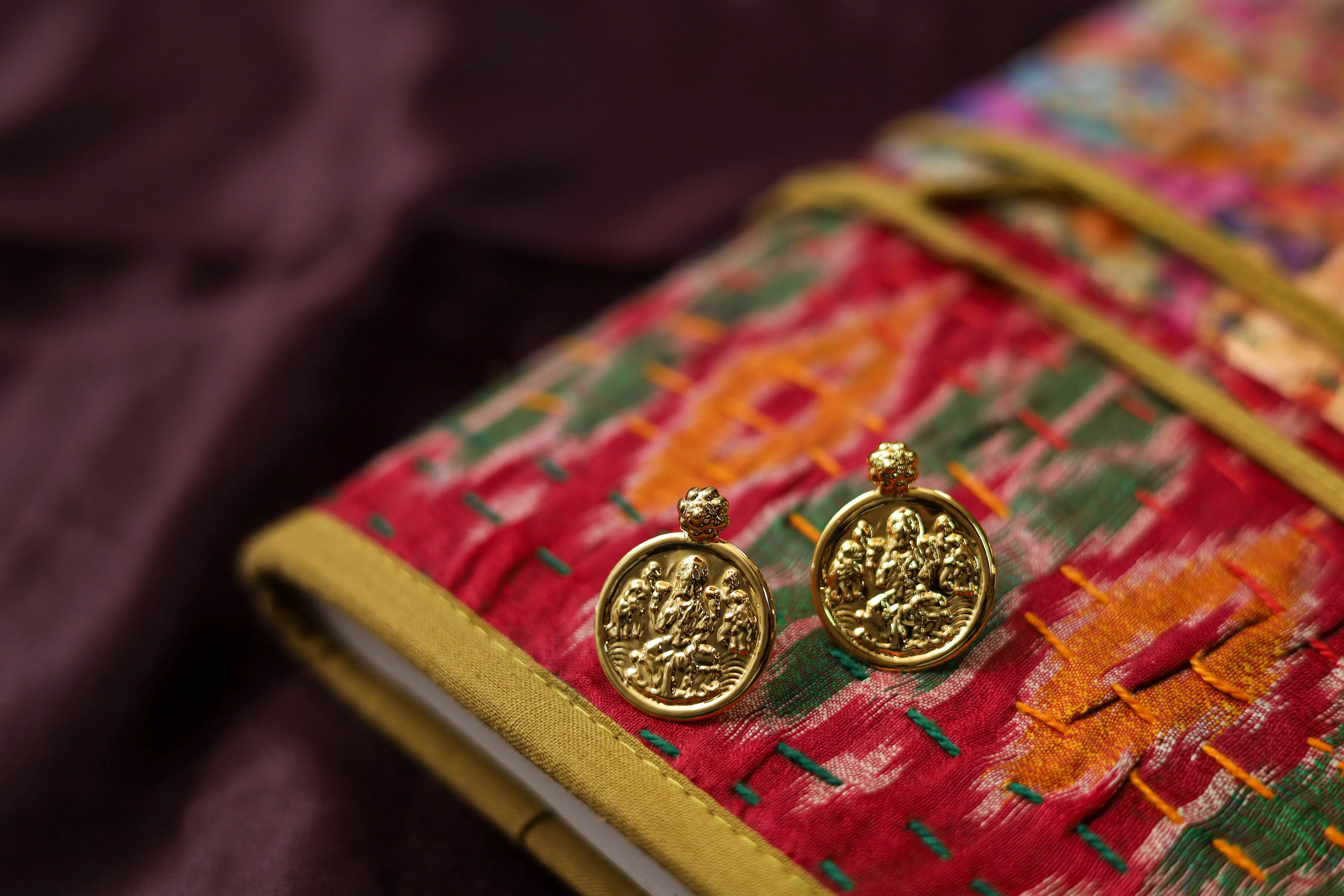 मोठा पुतळीहार   कानातले | Long Putali Haar   Earrings