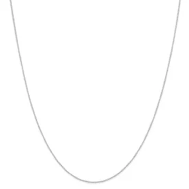 10k White Gold .42 mm Carded Curb Chain | 10K6CW