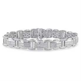 1/2 CTW Diamond 8.5-inch Bracelet in Sterling Silver