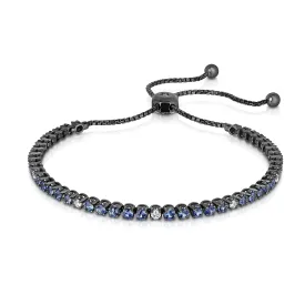 1.20ctw Sapphire, .21ctw Diamond Bracelet