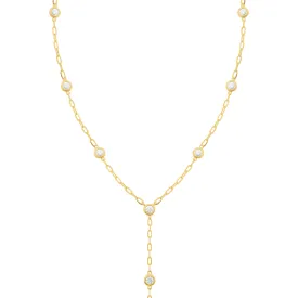 14K GOLD DIAMOND ALLY LARIAT