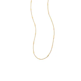 18 Karat Yellow Gold Barrel Chain
