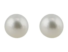18k White Gold South Sea Pearl Earrings