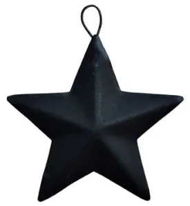 2-1/4" Mini Barn Star - Black  (Pack of 4)