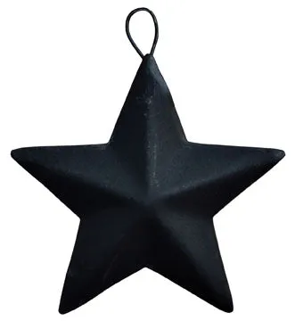 2-1/4" Mini Barn Star - Black  (Pack of 4)