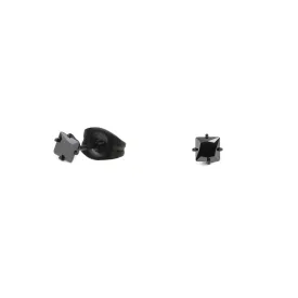 4 mm Square CZ Stud Earrings