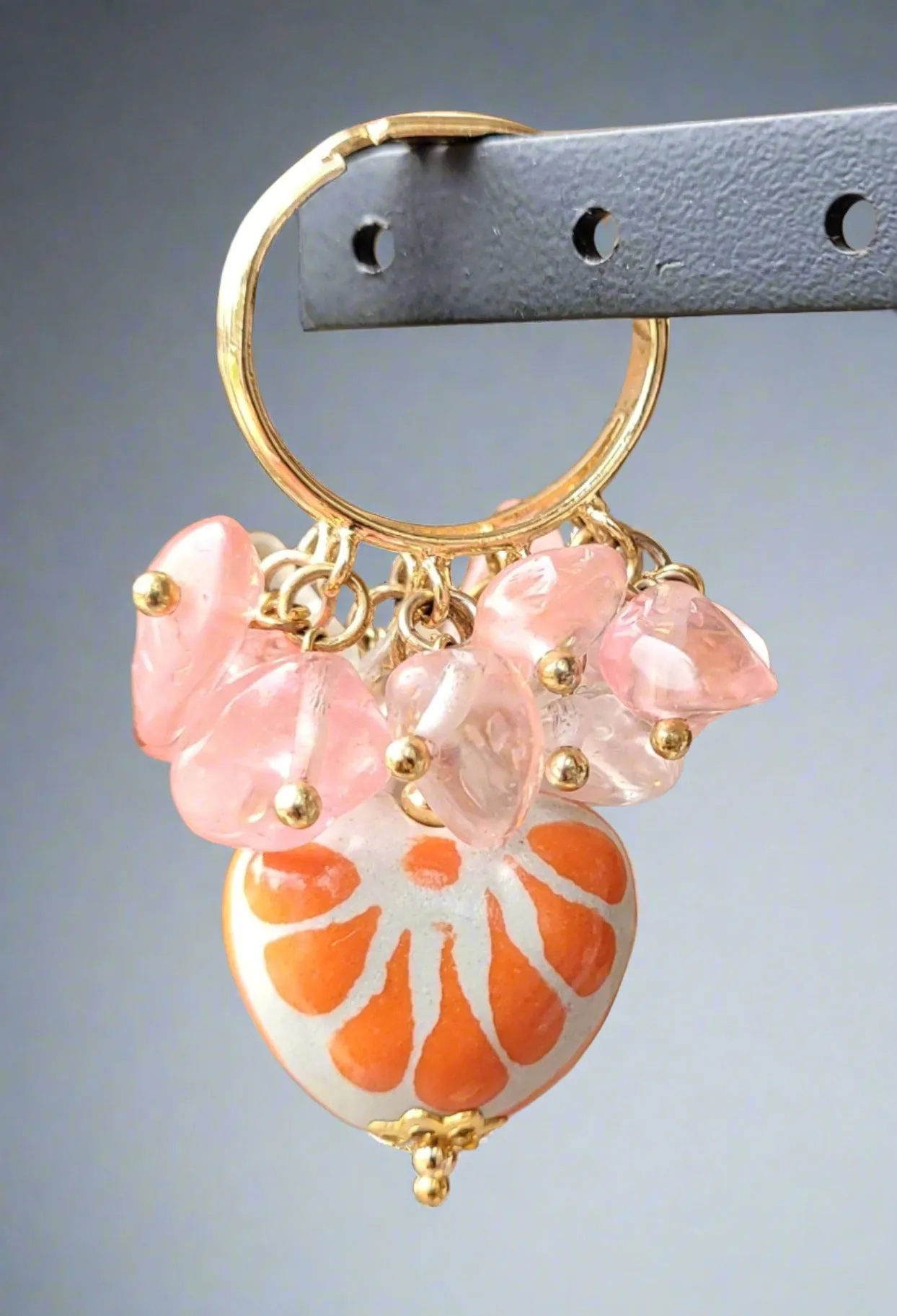 Ajustable Talavera/Agatas ring