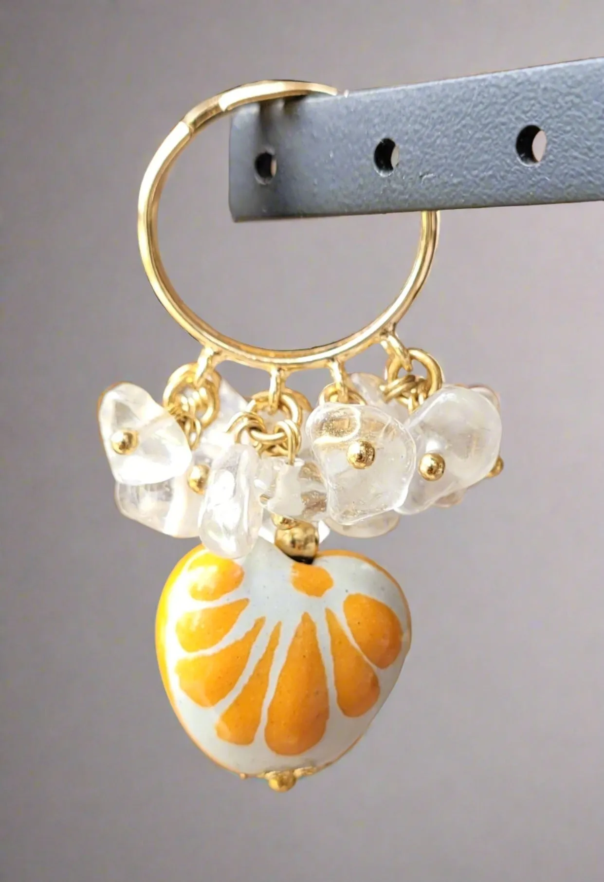 Ajustable Talavera/Agatas ring