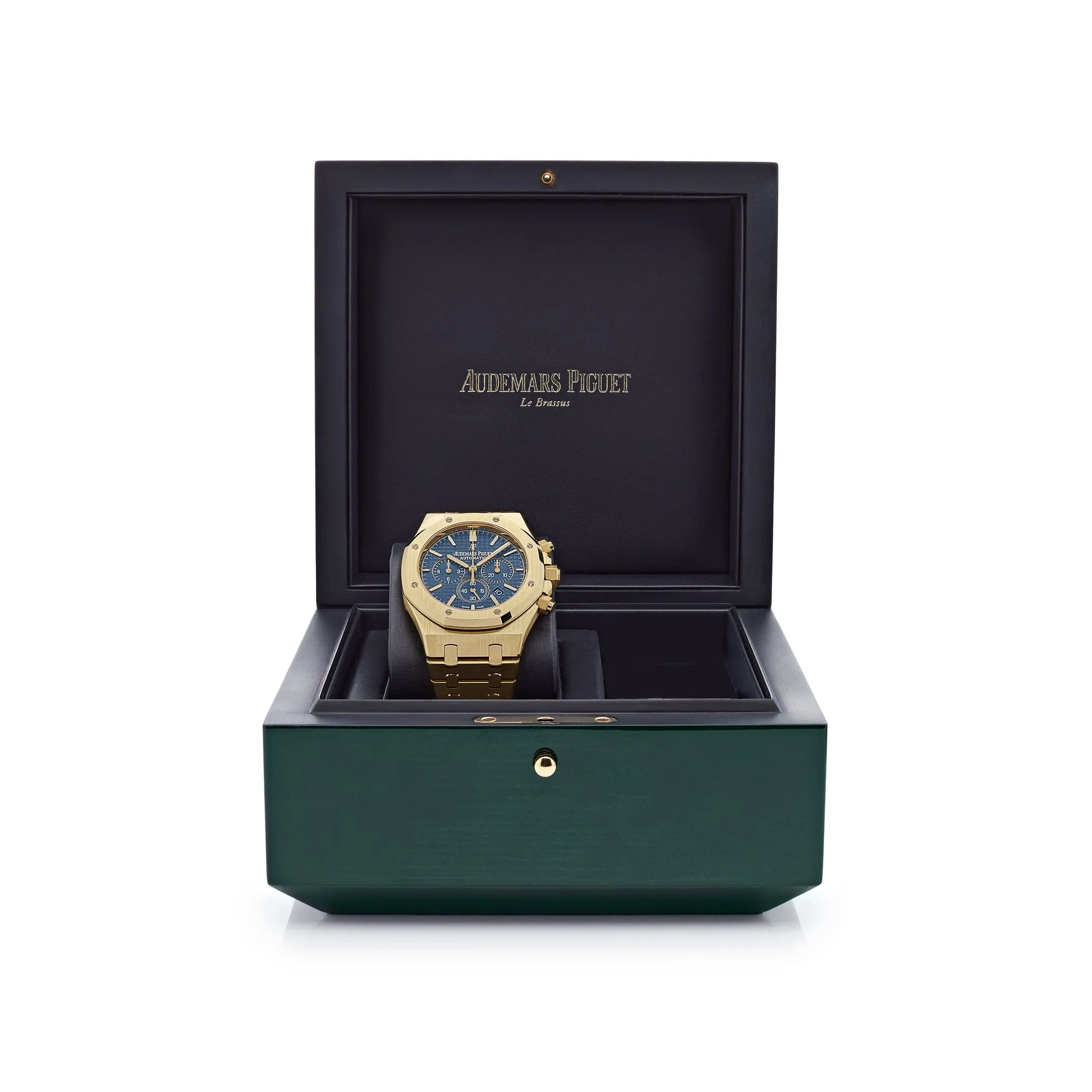 Audemars Piguet Royal Oak 26320BA.OO.1220BA.02 Chronograph Yellow Gold Blue Dial (2016)