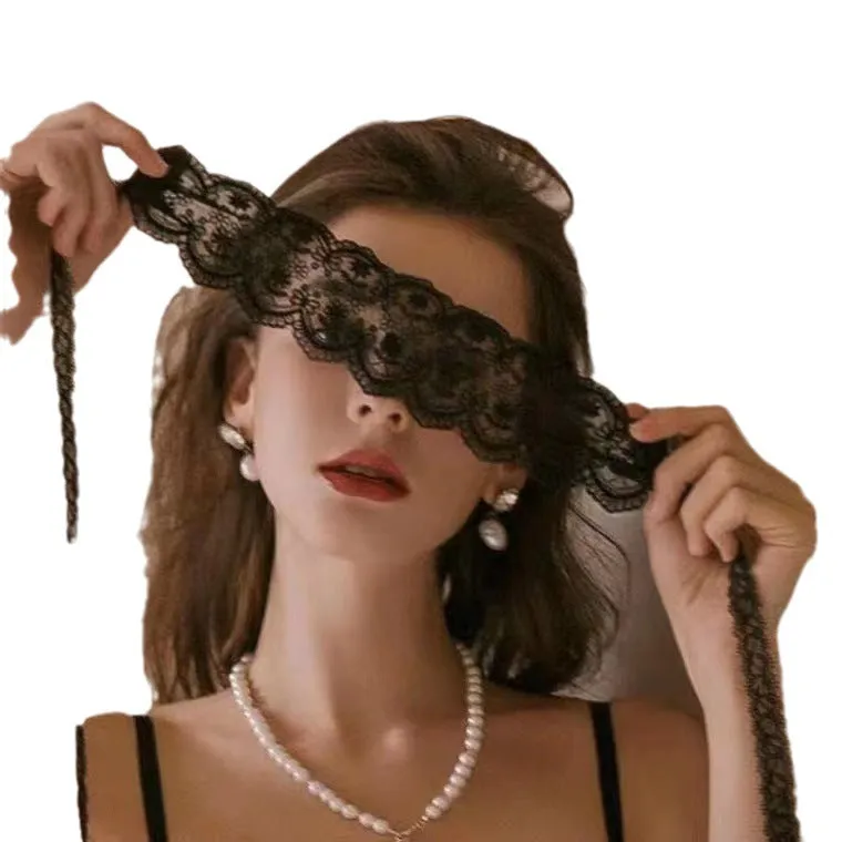 Black Lace Lace Mysterious Eye Mask