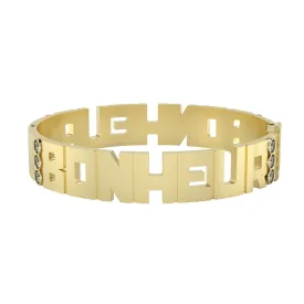 Block Bonheur "Happiness" Bangle