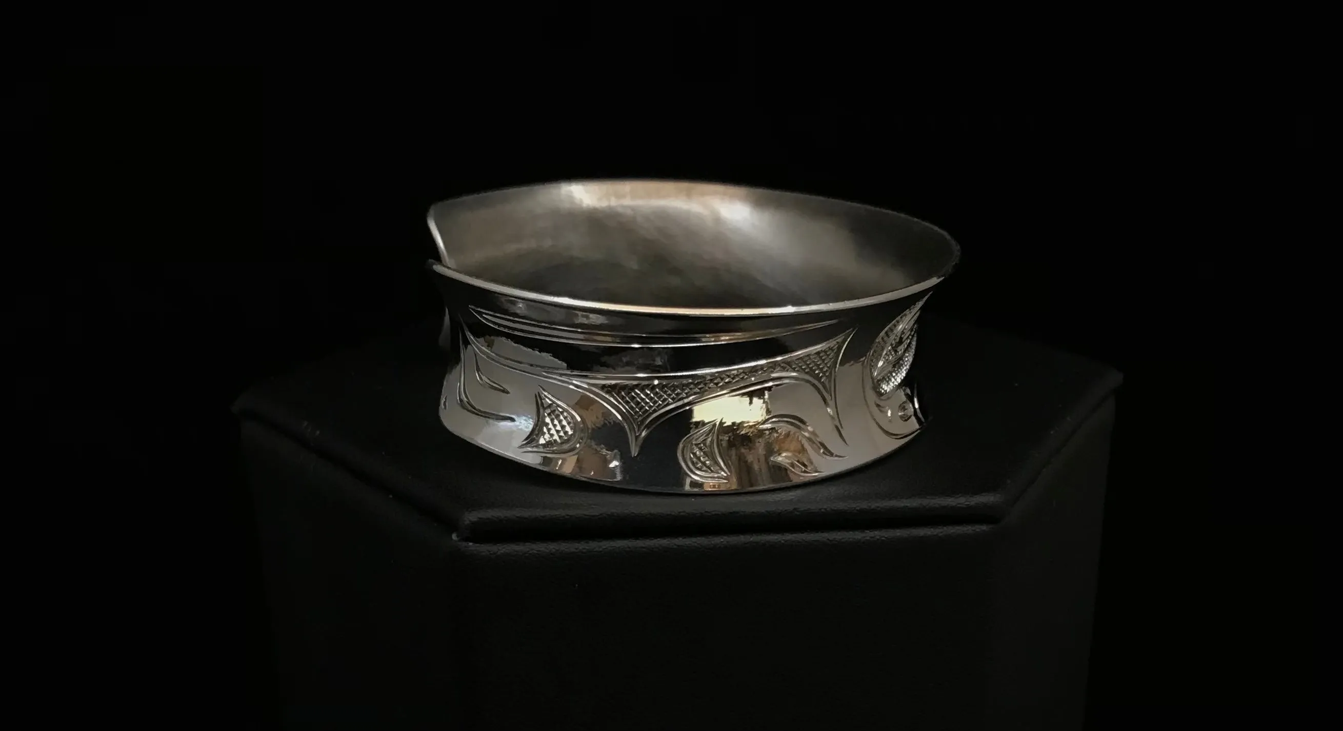 Bracelet- N. Galanin, Silver, 3/4"