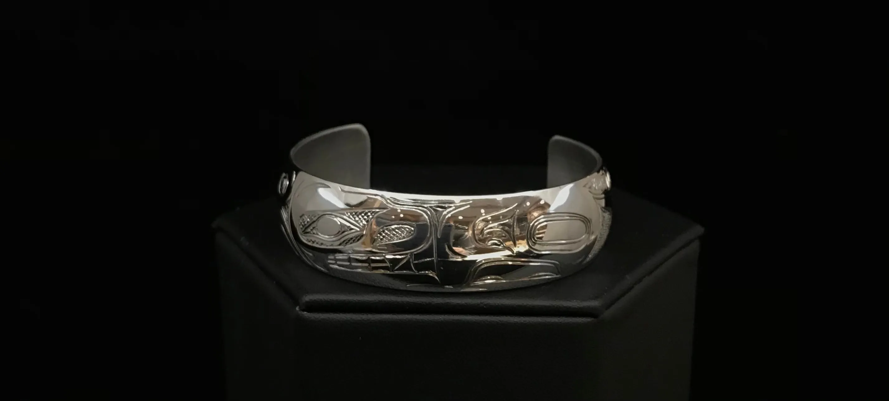 Bracelet- N. Galanin, Silver, 3/4"