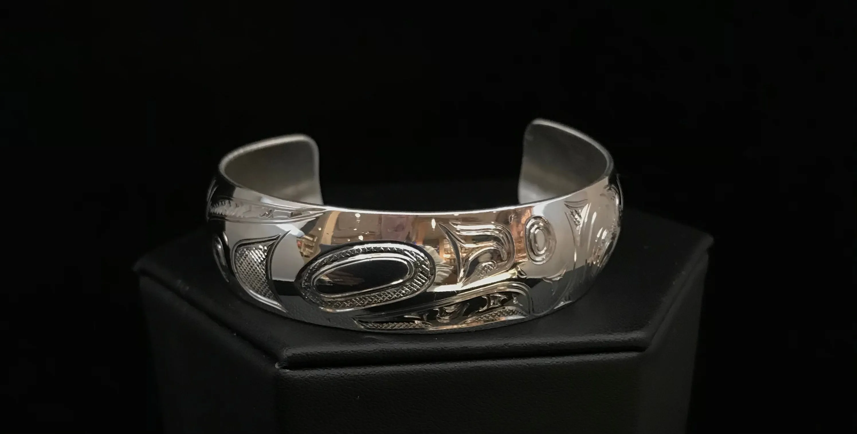 Bracelet- N. Galanin, Silver, 3/4"