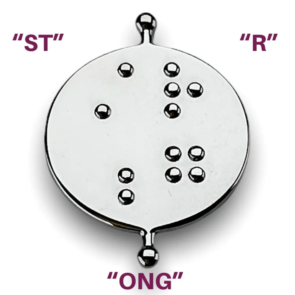 Braille STRONG Element (feel to reveal)