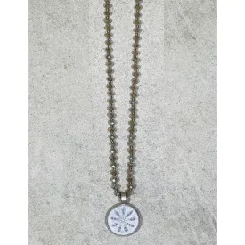 Buddha 40 Necklace in Mud