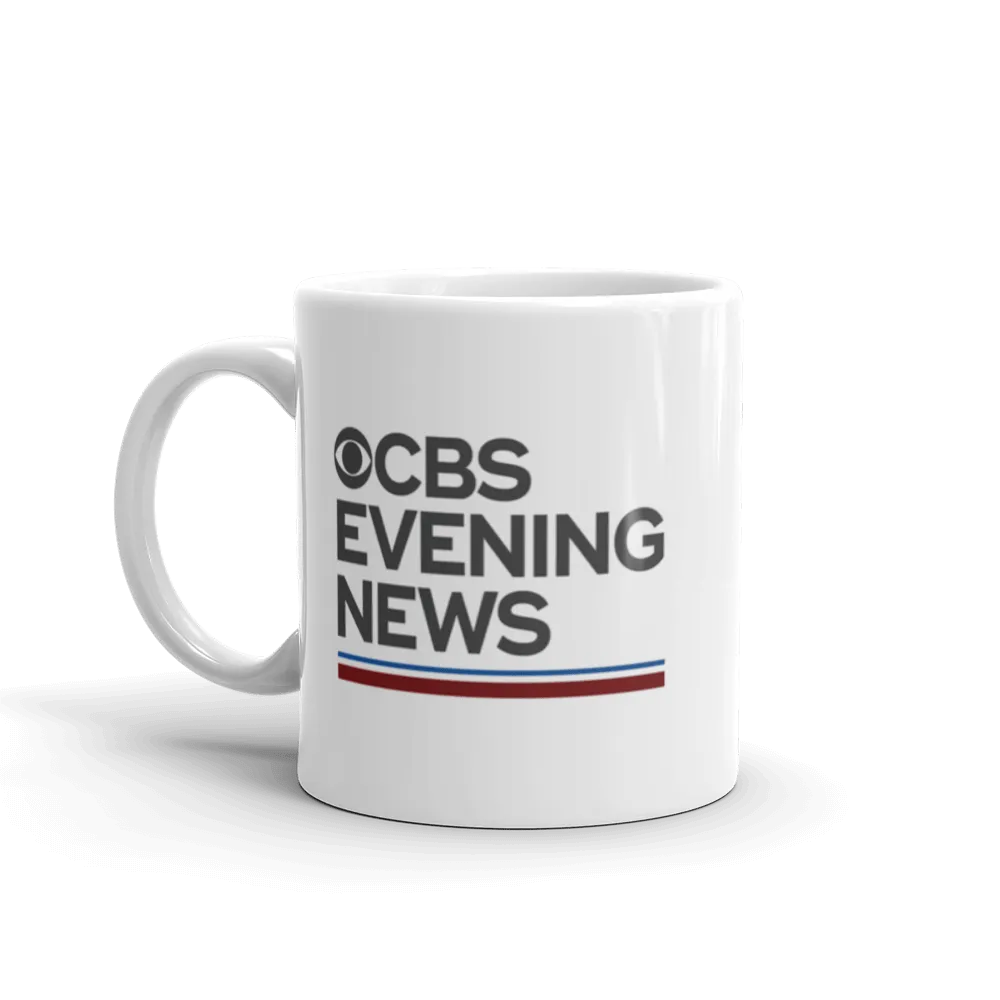 CBS News Evening News White Mug