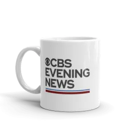 CBS News Evening News White Mug