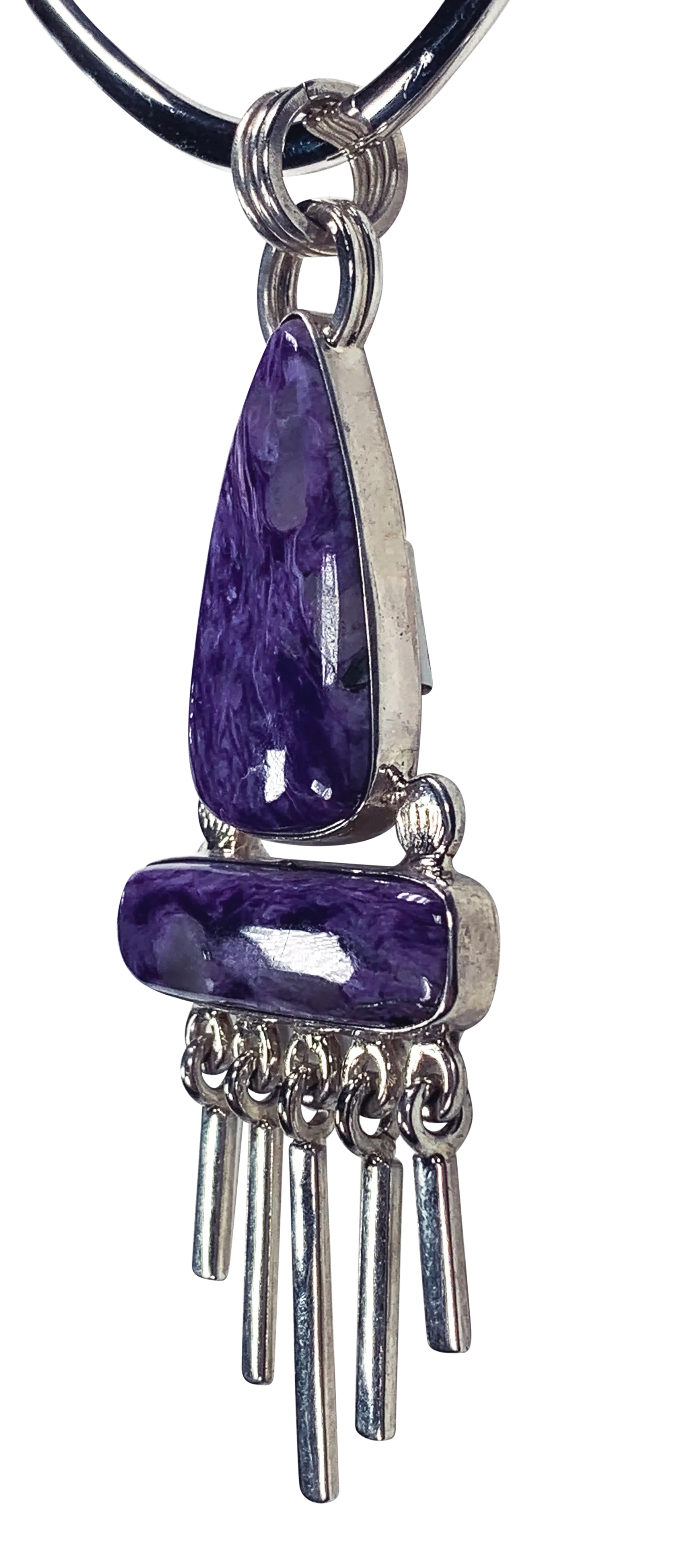 Charoite Pendant | Artisan Handmade