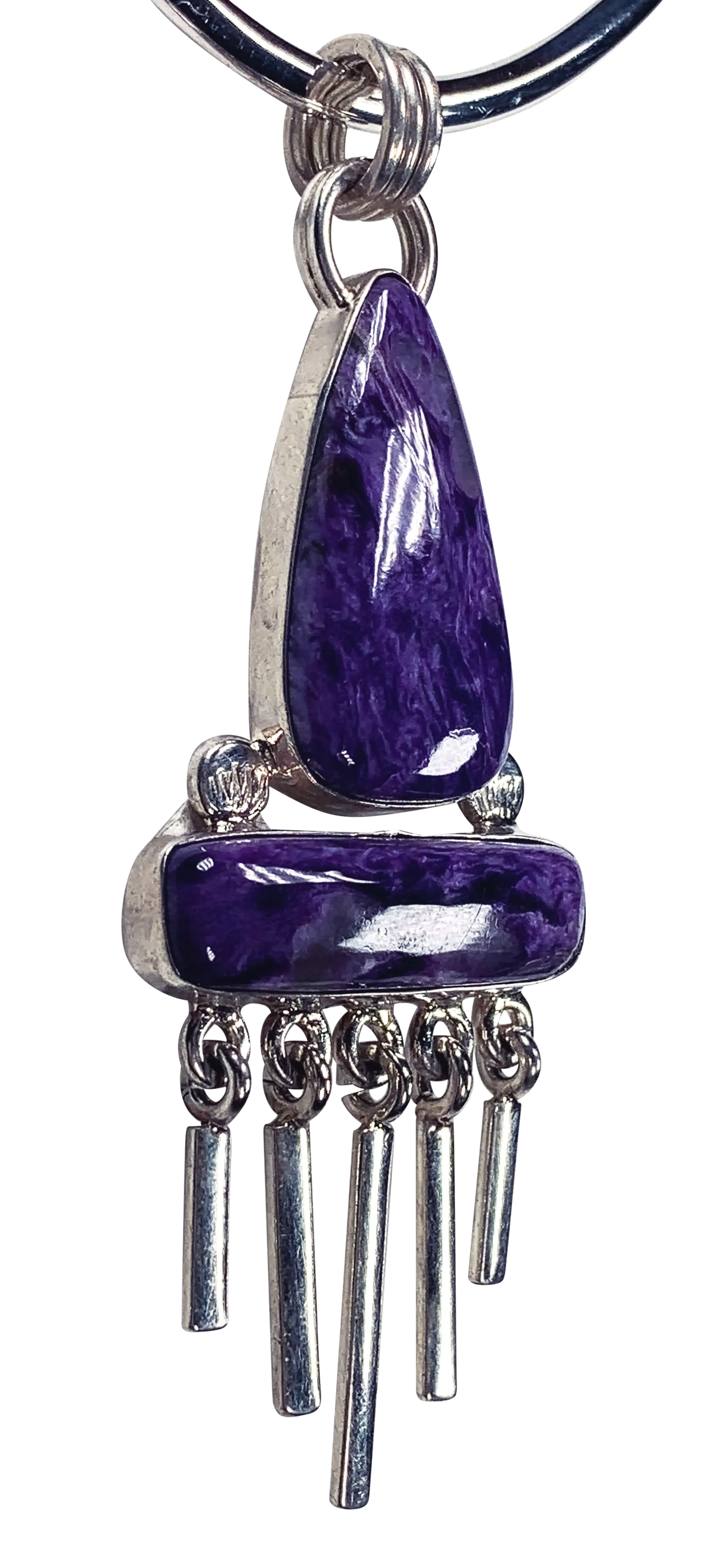 Charoite Pendant | Artisan Handmade