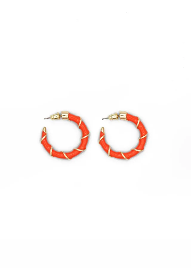 CITALI EARRINGS (BURNT ORANGE)