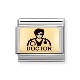 Classic Gold DOCTOR Charm
