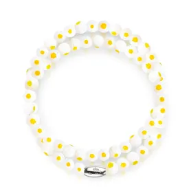 Daisy | Silver | Millefiori Wrap