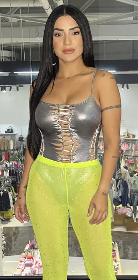Dark Silver Bodysuit