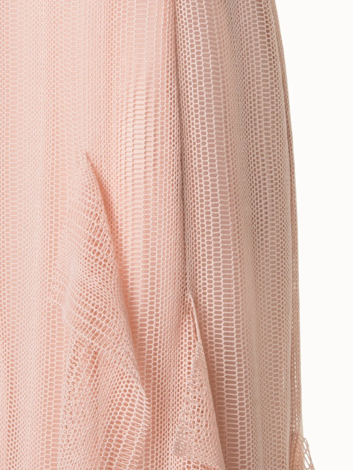 Dgrad Stripe Embroided Evening Dress