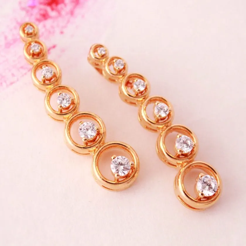Earrings In Cubic Zircons