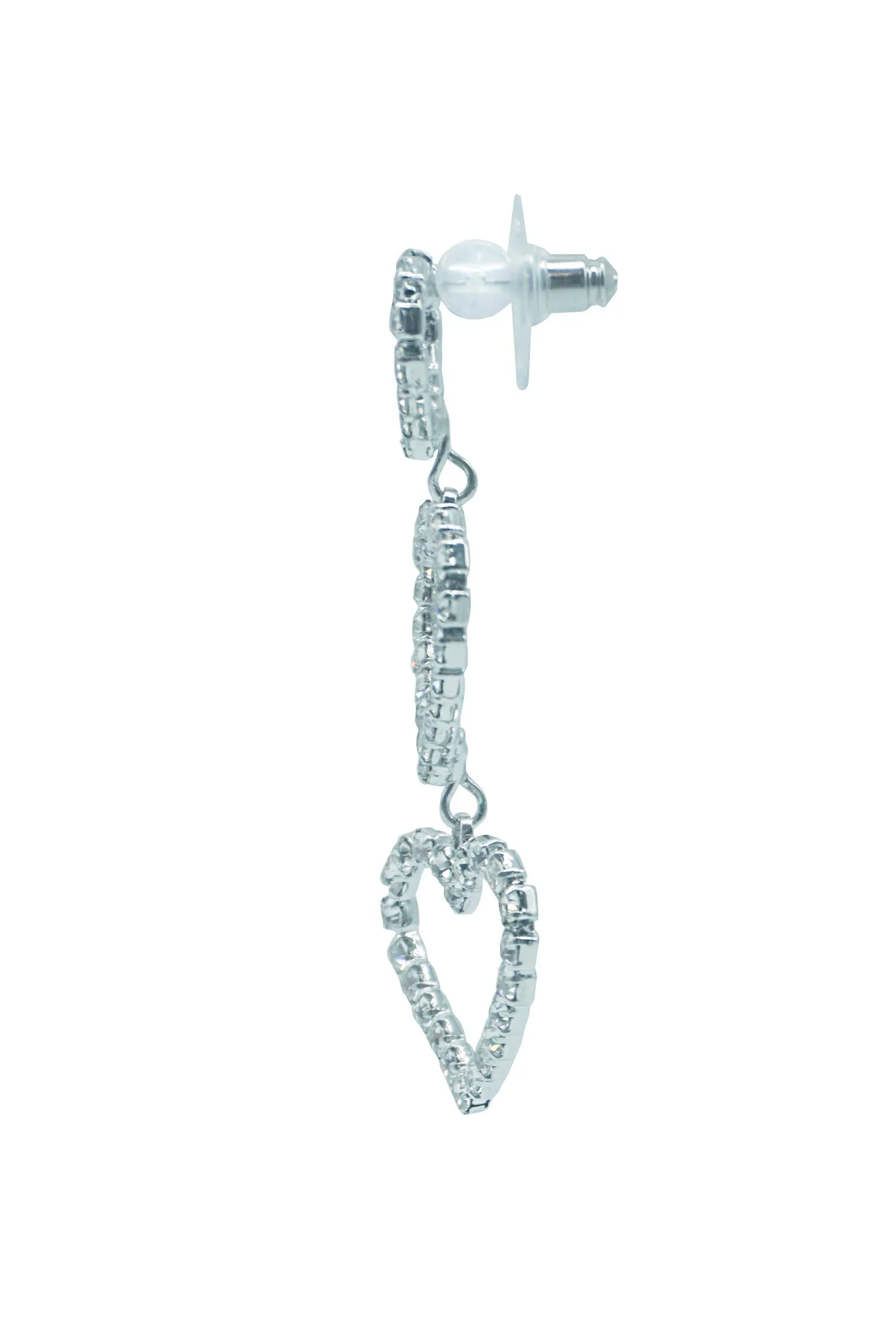 Eleora Silver Multi Heart Earrings