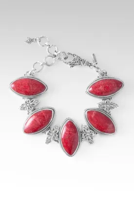 Encourage Your Heart Bracelet™ in Red Sponge Coral