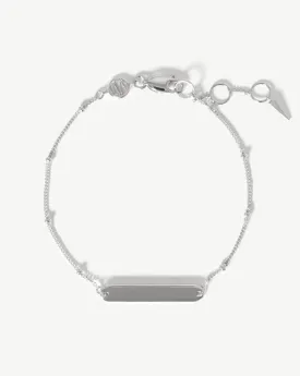 Engravable Bar Bracelet | Sterling Silver