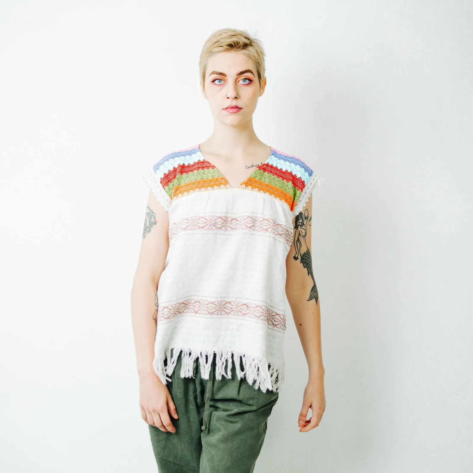 Ethnic Mexican Embroidered Top