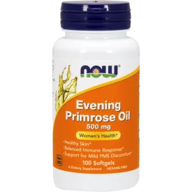 Evening Primrose Oil 500 mg 100 softgels by NOW