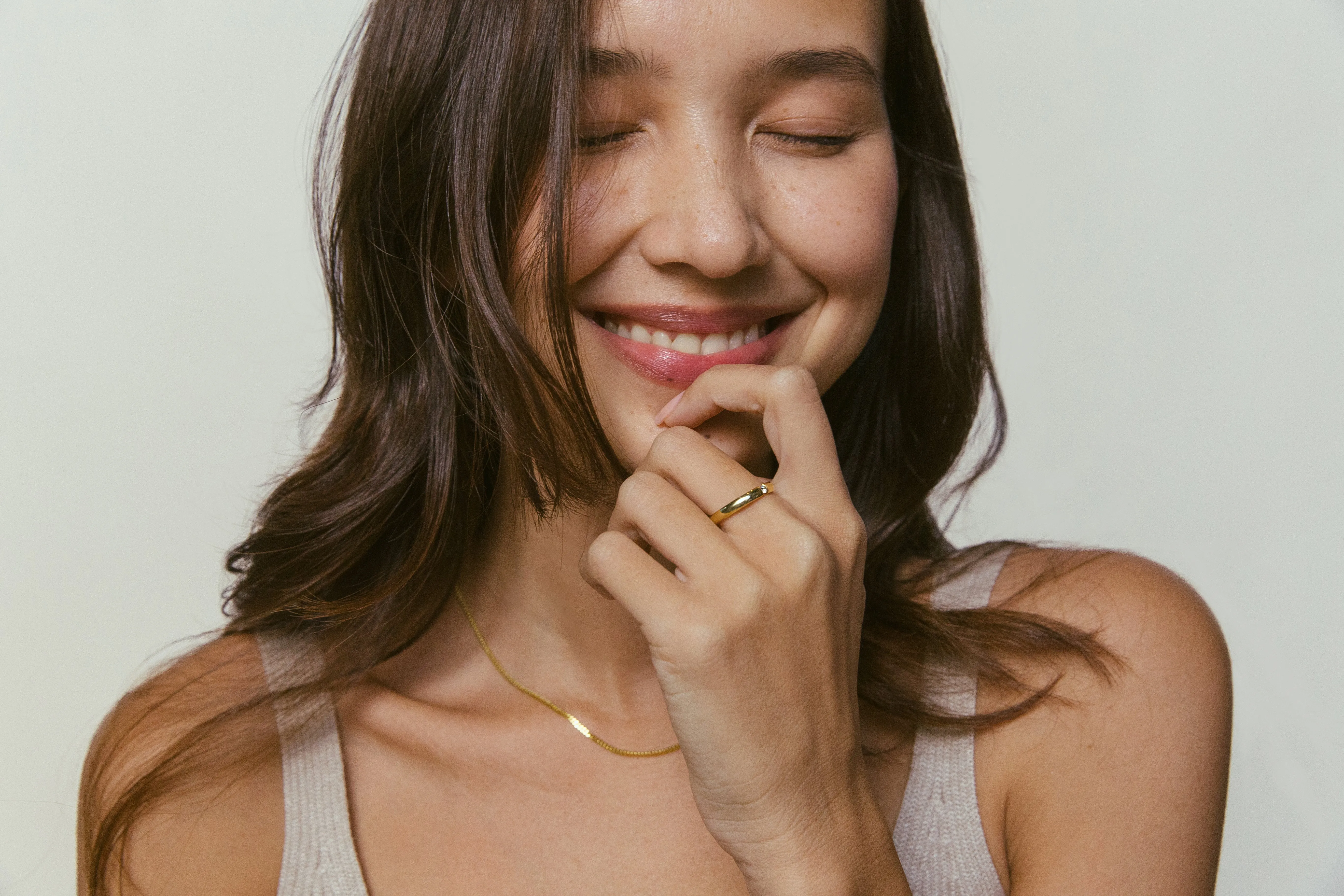 Everyday Petite Cuban Chain Necklace, Solid 18k Gold
