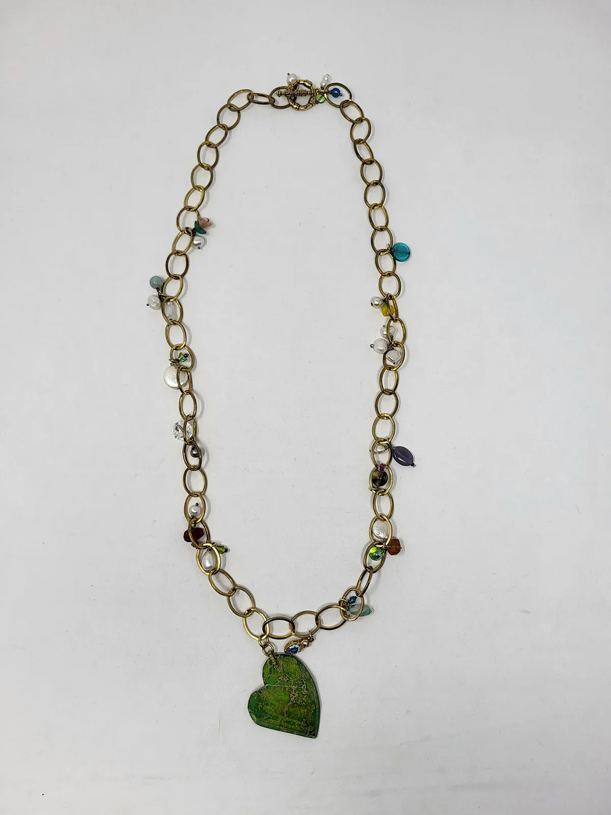 Gold Multi Metal Chain- link Boho Necklace