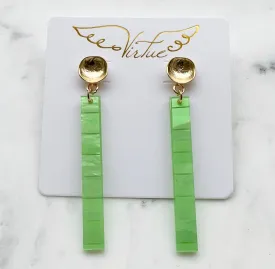 Hammered Bar Earring