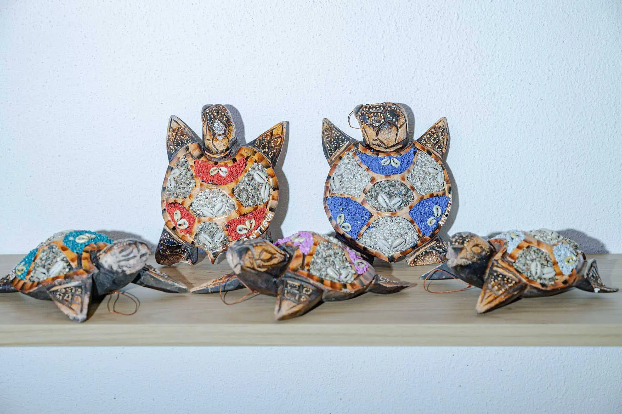 Handmade wooden turtle