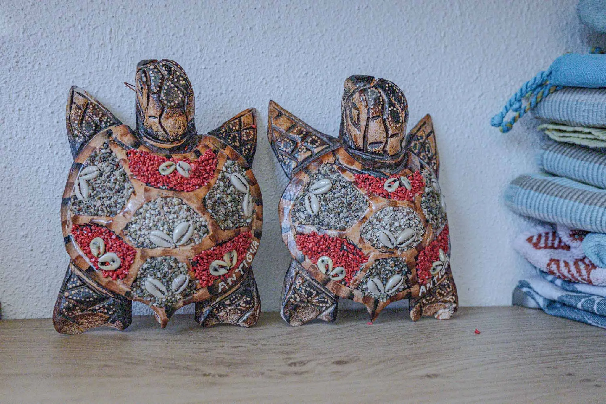 Handmade wooden turtle