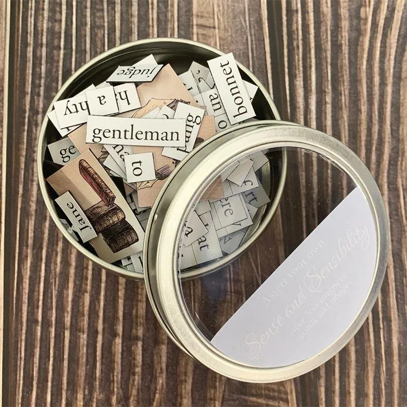 Jane Austen Magnetic Words - "Assert your own Sense and Sensibility"