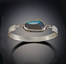 Labradorite Tension Cuff Bracelet