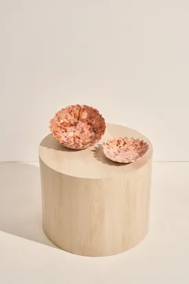 Large Ceramic Coral Spritz Bowl