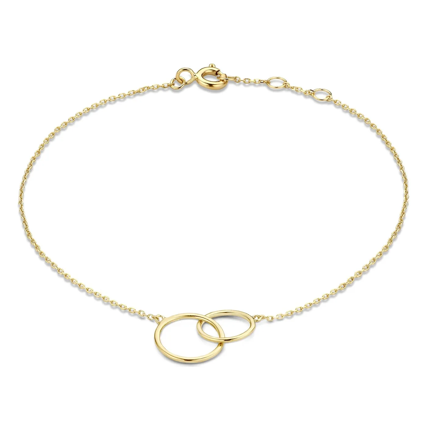 Le Marais Loulou 14 karat gold bracelet with rings