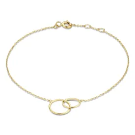 Le Marais Loulou 14 karat gold bracelet with rings