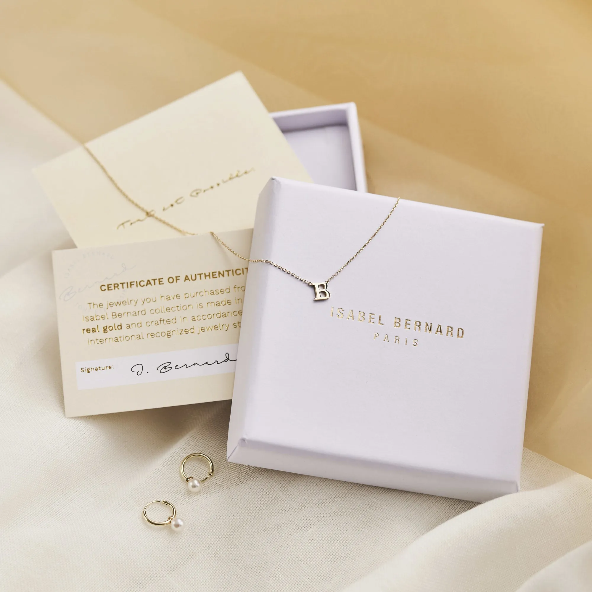 Le Marais Loulou 14 karat gold bracelet with rings