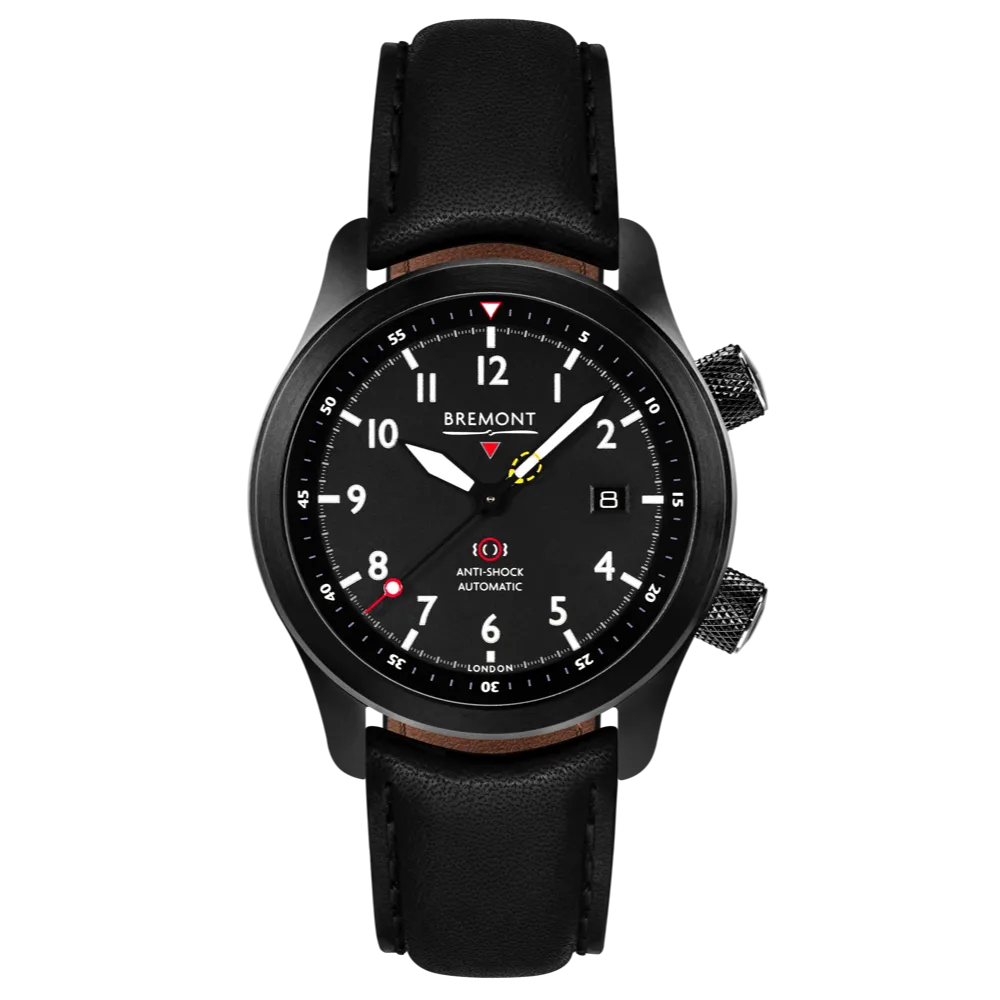 MBII Custom DLC, Black Dial with Blue Barrel & Open Case Back