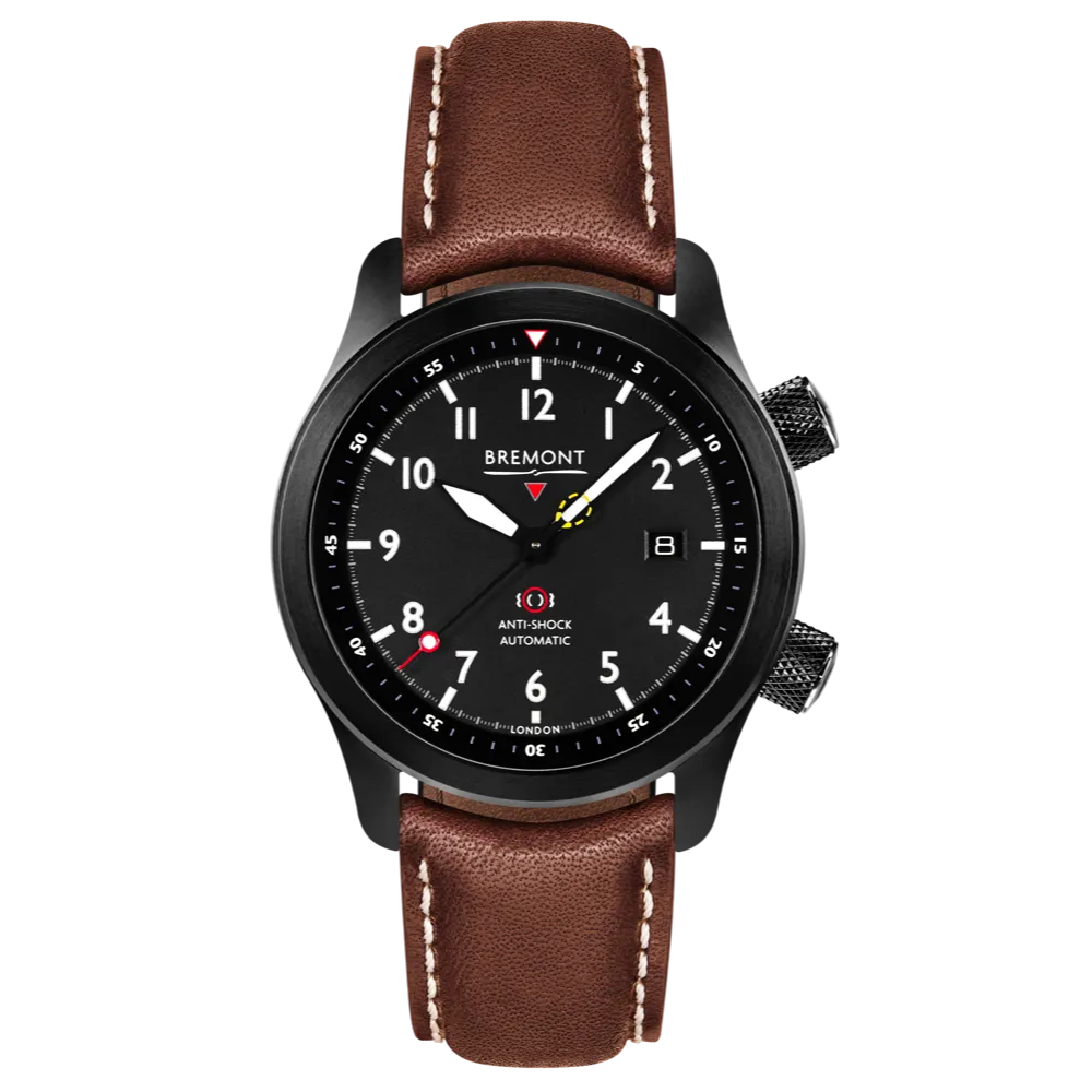 MBII Custom DLC, Black Dial with Blue Barrel & Open Case Back