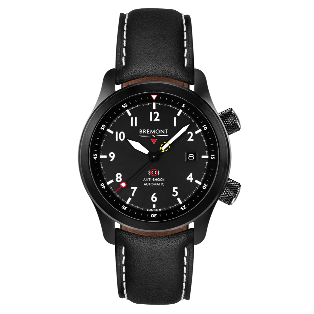 MBII Custom DLC, Black Dial with Blue Barrel & Open Case Back