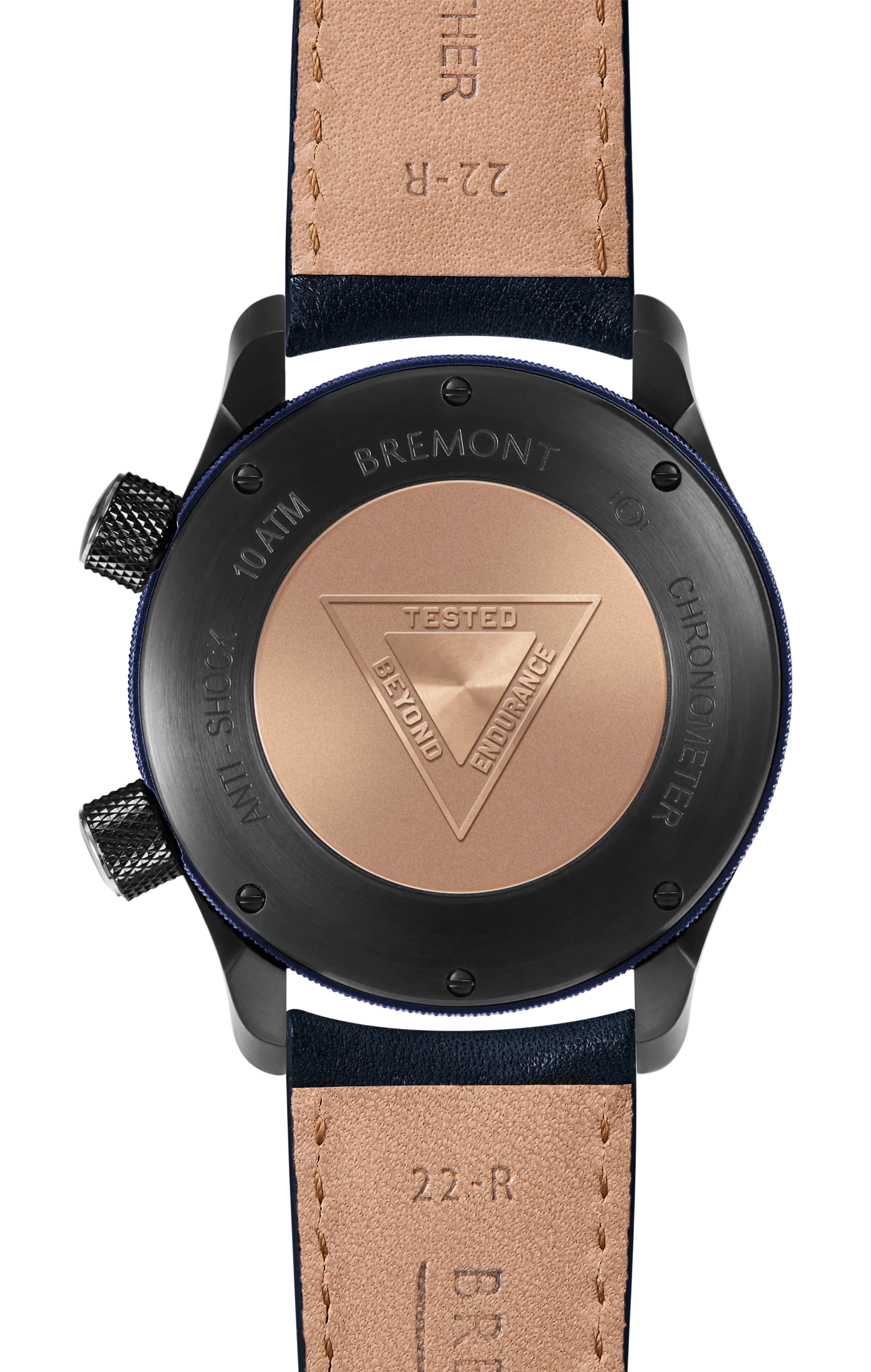 MBII Custom DLC, Black Dial with Dark Blue Barrel & Closed Case Back